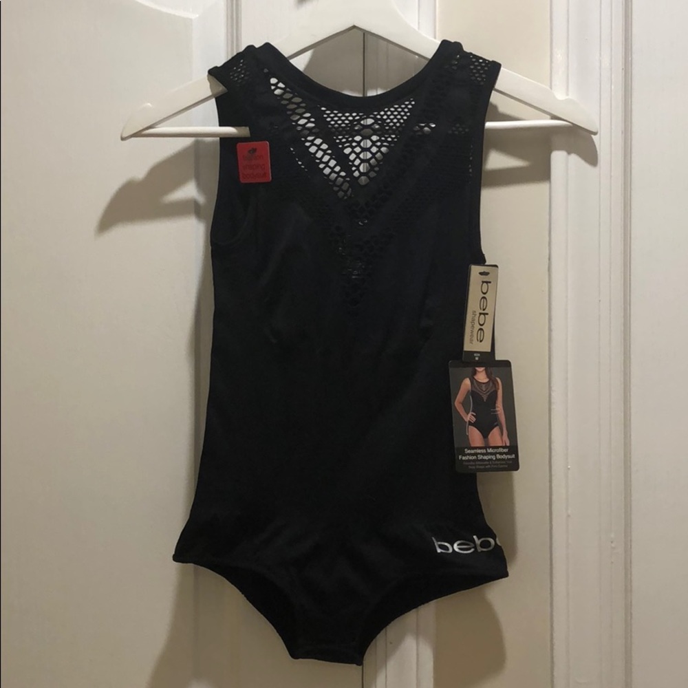 BEBE seamless shaping bodysuit- black